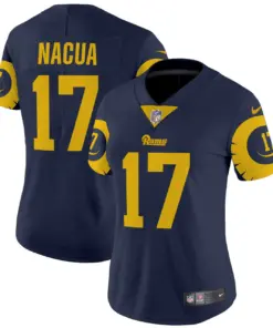 Los Angeles Rams Nike Women's Special Vapor Limited Stitched Jersey - Navy - Image 5