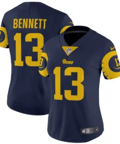 Los Angeles Rams Nike Women's Special Vapor Limited Stitched Jersey - Navy - Image 6