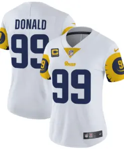 Los Angeles Rams Nike Women's Special Vapor Limited Stitched Jersey - Navy - Image 7