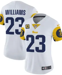 Los Angeles Rams Nike Women's Special Vapor Limited Stitched Jersey - Navy - Image 10