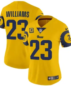 Los Angeles Rams Nike Women's Special Vapor Limited Stitched Jersey - Navy - Image 16