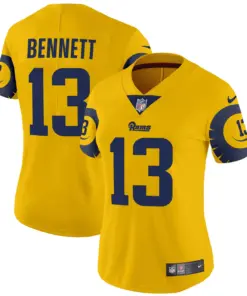 Los Angeles Rams Nike Women's Special Vapor Limited Stitched Jersey - Navy - Image 18