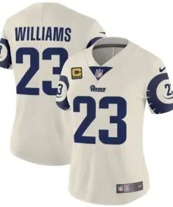 Los Angeles Rams Nike Women's Special Vapor Limited Stitched Jersey - Navy - Image 22