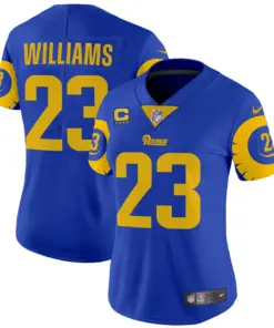 Los Angeles Rams Nike Women's Special Vapor Limited Stitched Jersey - Navy - Image 28