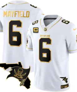 Tampa Bay Buccaneers Nike Florida Patch Vapor Stitched Jersey - Black - Image 25