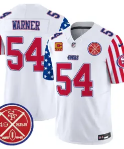San Francisco 49ers Nike American Style Vapor Limited Stitched Jersey - White - Image 5