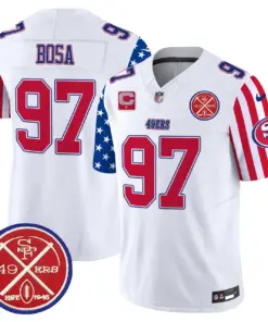 San Francisco 49ers Nike American Style Vapor Limited Stitched Jersey - White - Image 7