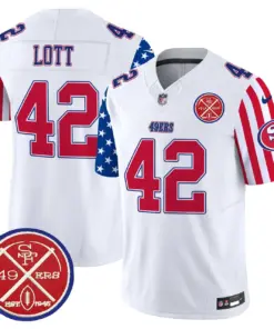 San Francisco 49ers Nike American Style Vapor Limited Stitched Jersey - White - Image 9