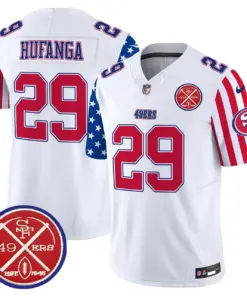 San Francisco 49ers Nike American Style Vapor Limited Stitched Jersey - White - Image 10