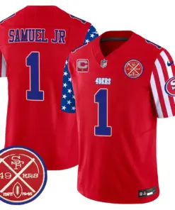 San Francisco 49ers Nike American Style Vapor Limited Stitched Jersey - White - Image 12