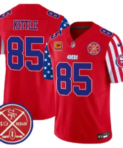 San Francisco 49ers Nike American Style Vapor Limited Stitched Jersey - White - Image 14