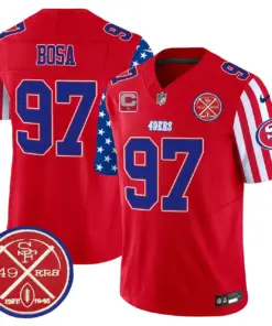 San Francisco 49ers Nike American Style Vapor Limited Stitched Jersey - White - Image 17