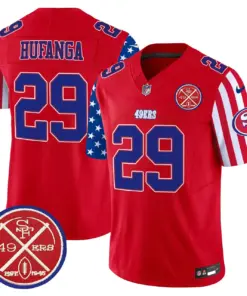 San Francisco 49ers Nike American Style Vapor Limited Stitched Jersey - White - Image 20