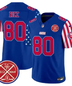 San Francisco 49ers Nike American Style Vapor Limited Stitched Jersey - White - Image 26