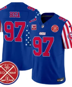 San Francisco 49ers Nike American Style Vapor Limited Stitched Jersey - White - Image 27
