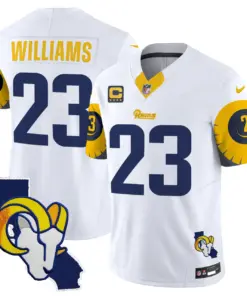 Los Angeles Rams Nike Special Vapor Limited Stitched Jersey V2 - Navy - Image 10