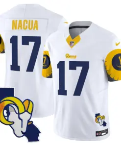 Los Angeles Rams Nike Special Vapor Limited Stitched Jersey V2 - Navy - Image 11