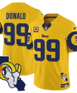 Los Angeles Rams Nike Special Vapor Limited Stitched Jersey V2 - Navy - Image 13