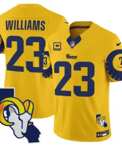 Los Angeles Rams Nike Special Vapor Limited Stitched Jersey V2 - Navy - Image 16