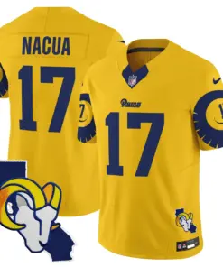 Los Angeles Rams Nike Special Vapor Limited Stitched Jersey V2 - Navy - Image 17