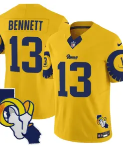 Los Angeles Rams Nike Special Vapor Limited Stitched Jersey V2 - Navy - Image 18