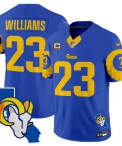 Los Angeles Rams Nike Special Vapor Limited Stitched Jersey V2 - Navy - Image 28