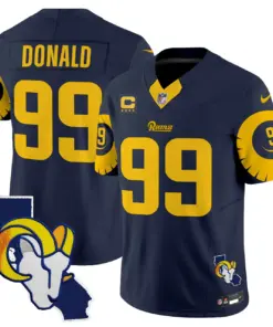 Los Angeles Rams Nike Special Vapor Limited Stitched Jersey V2 - Navy