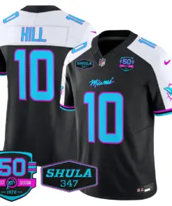 Tua Tagovailoa Miami Dolphins Nike Vice Vapor Limited Stitched Jersey V4 - Black - Image 3