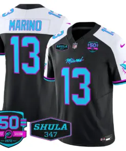 Tua Tagovailoa Miami Dolphins Nike Vice Vapor Limited Stitched Jersey V4 - Black - Image 5
