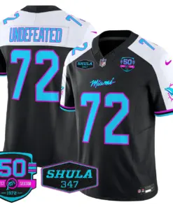 Tua Tagovailoa Miami Dolphins Nike Vice Vapor Limited Stitched Jersey V4 - Black - Image 8