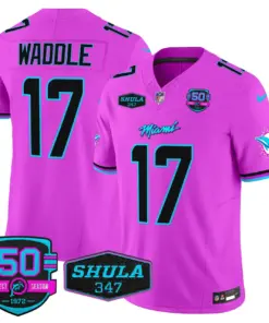 Tua Tagovailoa Miami Dolphins Nike Vice Vapor Limited Stitched Jersey V4 - Black - Image 42