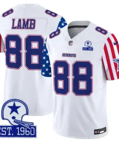 Dallas Cowboys Nike American Style Vapor Limited Stitched Jersey - White - Image 3