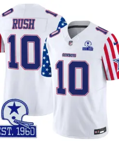 Dallas Cowboys Nike American Style Vapor Limited Stitched Jersey - White - Image 5