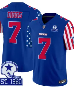 Dallas Cowboys Nike American Style Vapor Limited Stitched Jersey - White - Image 18