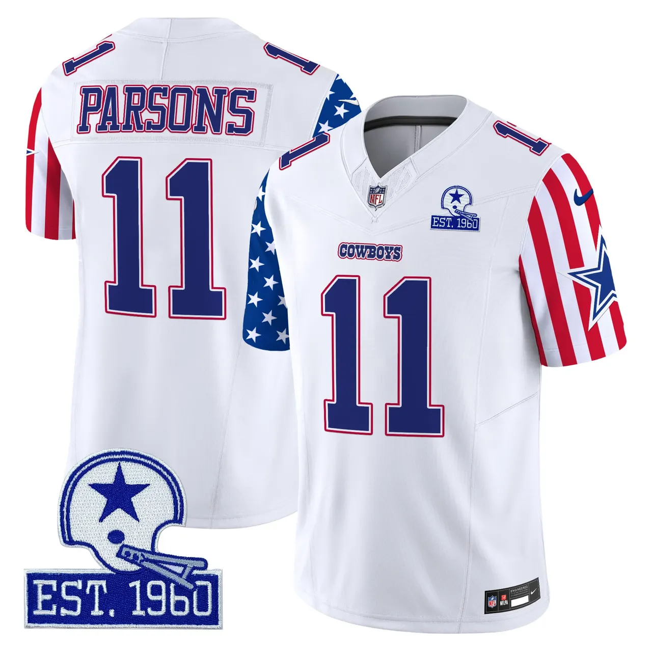 Dallas Cowboys Nike American Style Vapor Limited Stitched Jersey - White