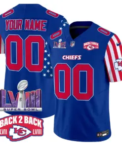 American Style Kansas City Chiefs Nike Vapor Custom Limited Stitched Jersey - White - Image 3