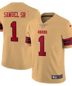 Deebo Samuel Sr San Francisco 49ers Nike Stitched Jersey - Gold