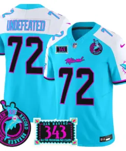 Tua Tagovailoa Miami Dolphins Nike Dan the Man Record Breaker Patch Vapor Limited Stitched Jersey - Black - Image 16