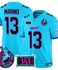 Tua Tagovailoa Miami Dolphins Nike Dan the Man Record Breaker Patch Vapor Limited Stitched Jersey - Black - Image 21