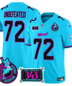 Tua Tagovailoa Miami Dolphins Nike Dan the Man Record Breaker Patch Vapor Limited Stitched Jersey - Black - Image 24
