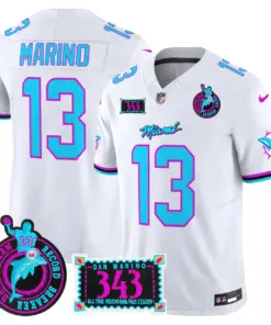 Tua Tagovailoa Miami Dolphins Nike Dan the Man Record Breaker Patch Vapor Limited Stitched Jersey - Black - Image 29