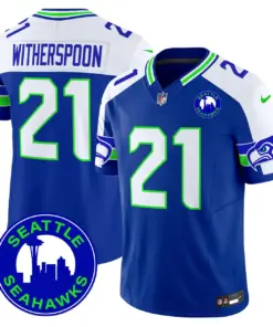 Seattle Seahawks Nike 2024 City Patch Vapor Limited Stitched Jersey - Anthracite - Image 9