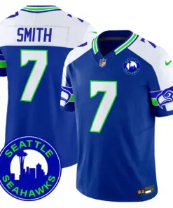 Seattle Seahawks Nike 2024 City Patch Vapor Limited Stitched Jersey - Anthracite - Image 10