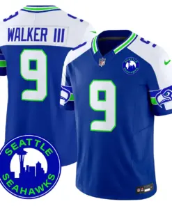 Seattle Seahawks Nike 2024 City Patch Vapor Limited Stitched Jersey - Anthracite - Image 13