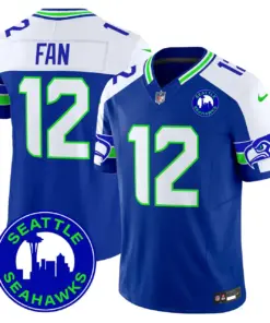Seattle Seahawks Nike 2024 City Patch Vapor Limited Stitched Jersey - Anthracite - Image 14