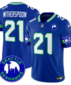 Seattle Seahawks Nike 2024 City Patch Vapor Limited Stitched Jersey - Anthracite - Image 16