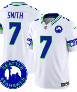 Seattle Seahawks Nike 2024 City Patch Vapor Limited Stitched Jersey - Anthracite - Image 24