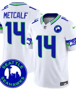 Seattle Seahawks Nike 2024 City Patch Vapor Limited Stitched Jersey - Anthracite - Image 25