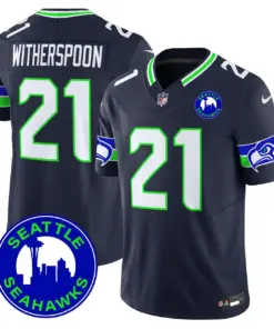 Seattle Seahawks Nike 2024 City Patch Vapor Limited Stitched Jersey - Anthracite - Image 30