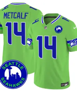 Seattle Seahawks Nike 2024 City Patch Vapor Limited Stitched Jersey - Anthracite - Image 39